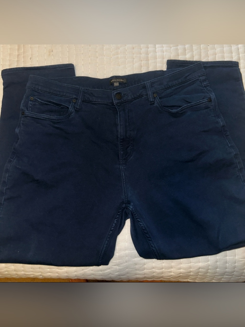Banana Republic Men’s Relaxed Jeans - Navy